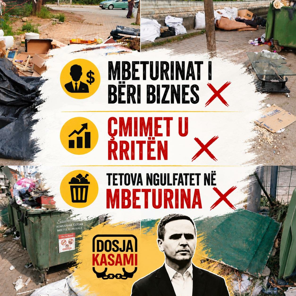 Pse akuzon BDI-ja keqmenaxhimin e plehrave në Tetovë para Bajramit?