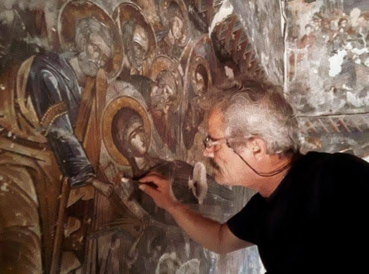 Vdes Jani Zoica, mjeshtër i restaurimit të afreskeve