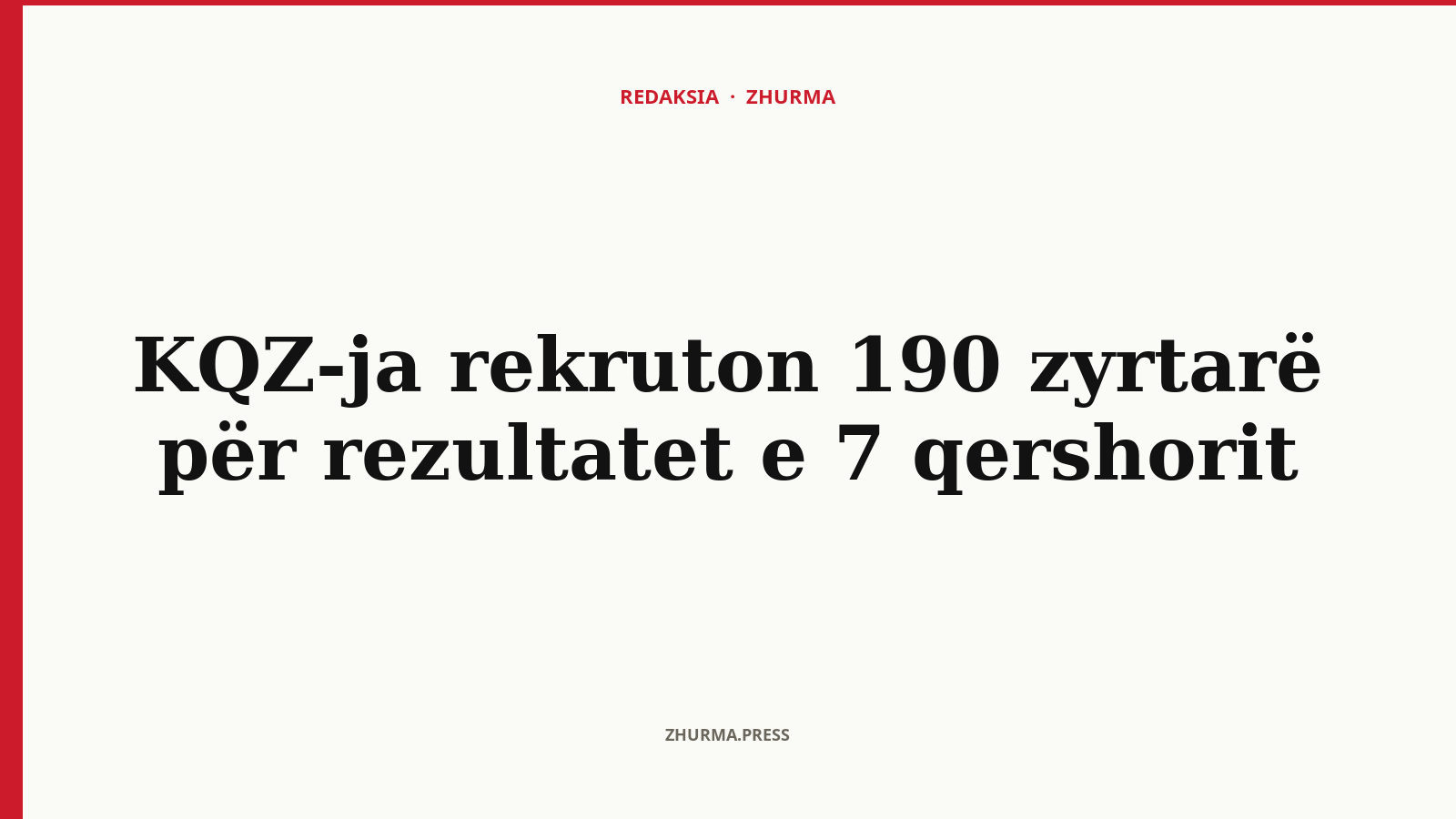 KQZ-ja rekruton 190 zyrtarë për rezultatet e 7 qershorit