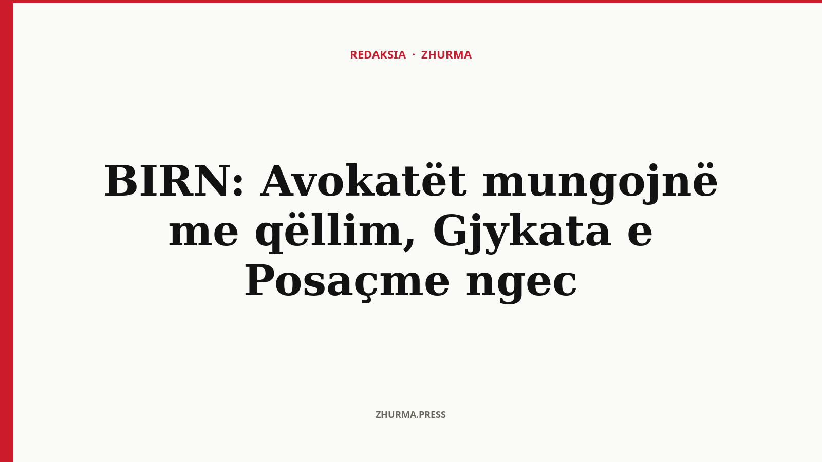 Pse ngec Gjykata e Posaçme në rastin me 20 të pandehur?