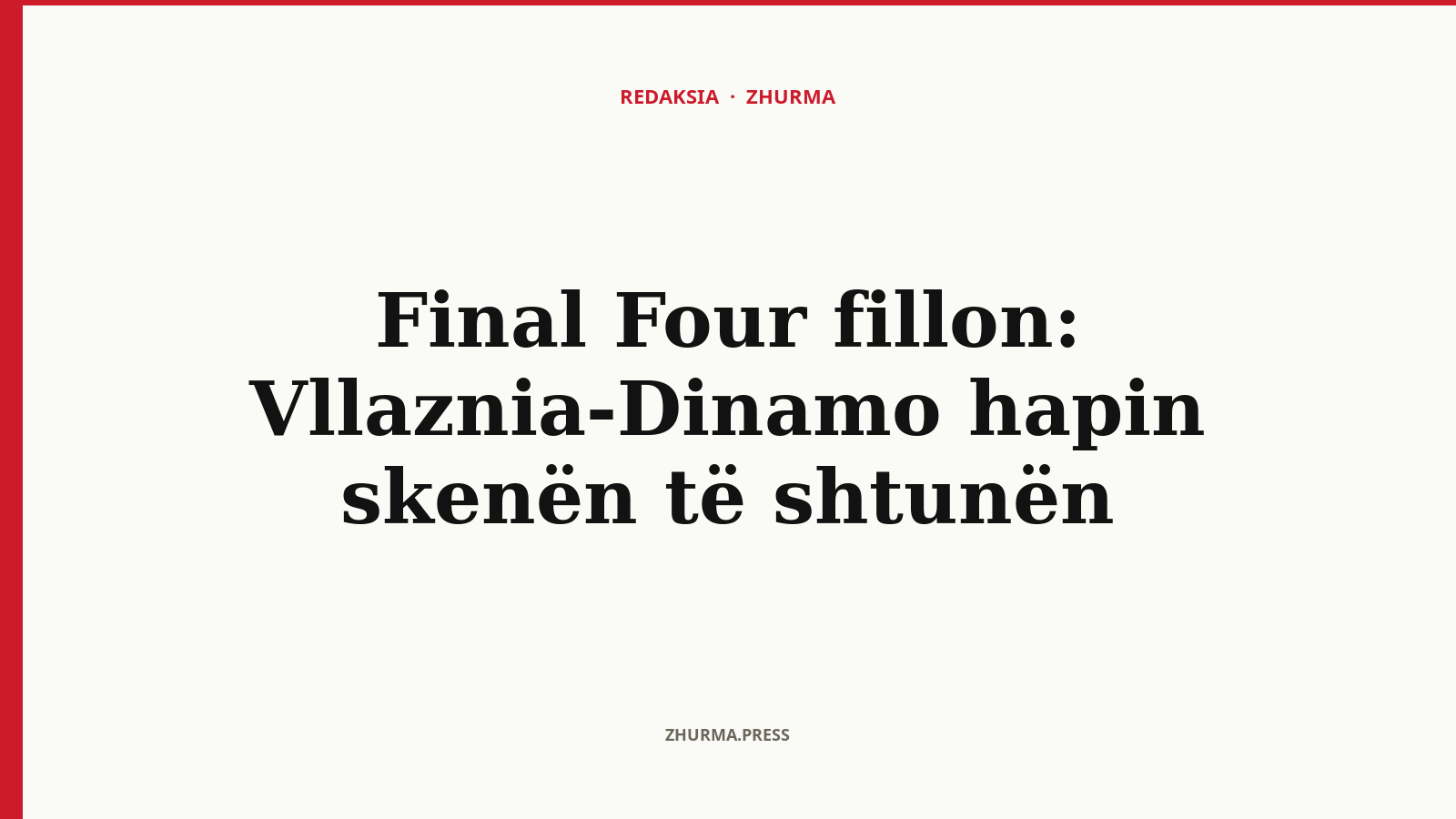 Si do të zhvillohet Final Four i Kategorisë Superiore?