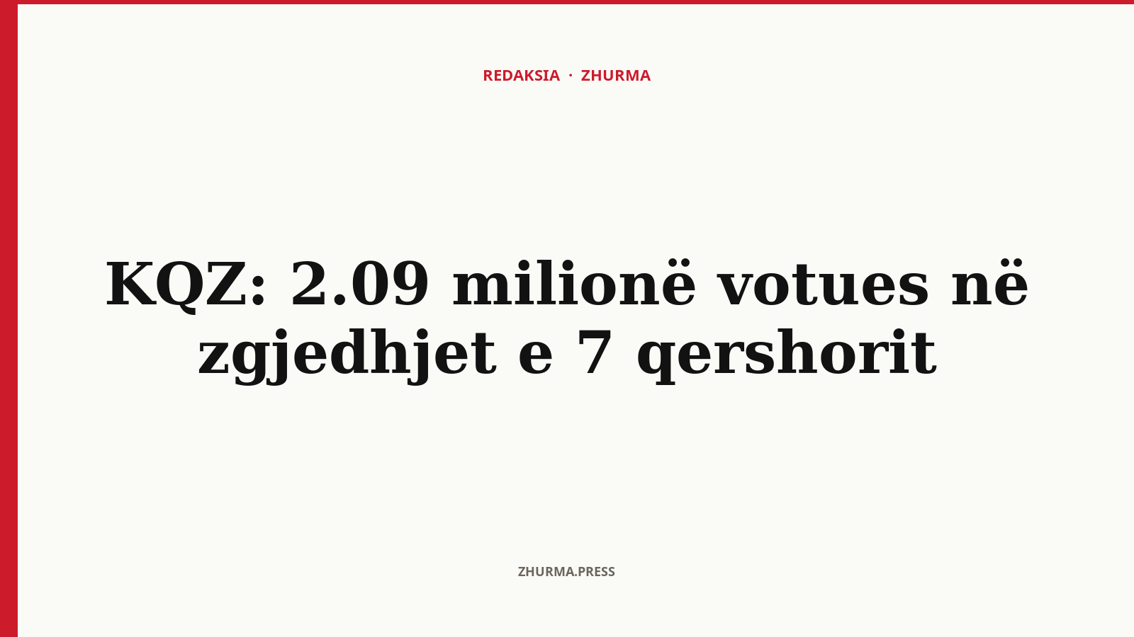 Sa votues u certifikuan për zgjedhjet e 7 qershorit?