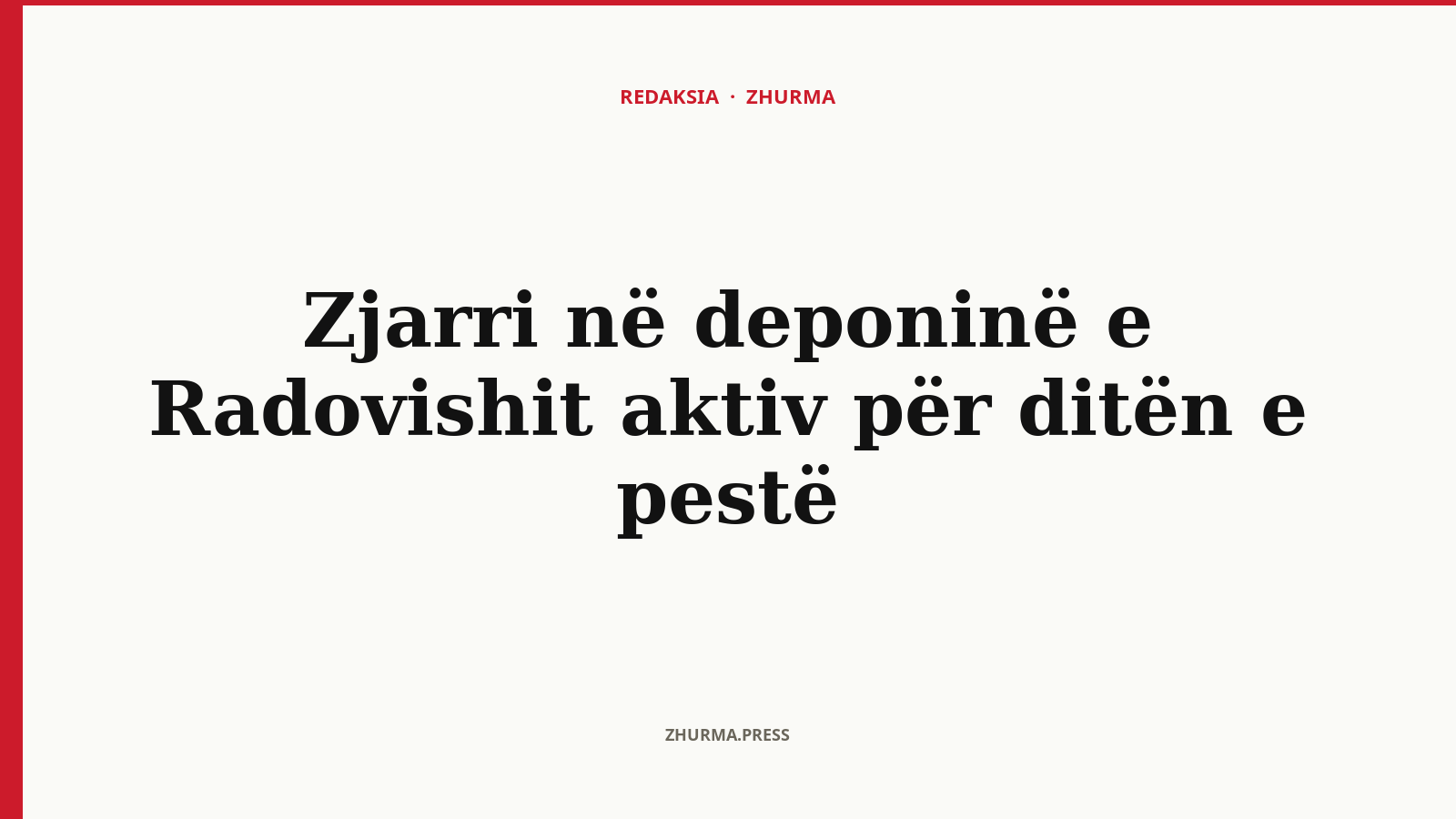 Zjarri në deponinë e Radovishit aktiv për ditën e pestë