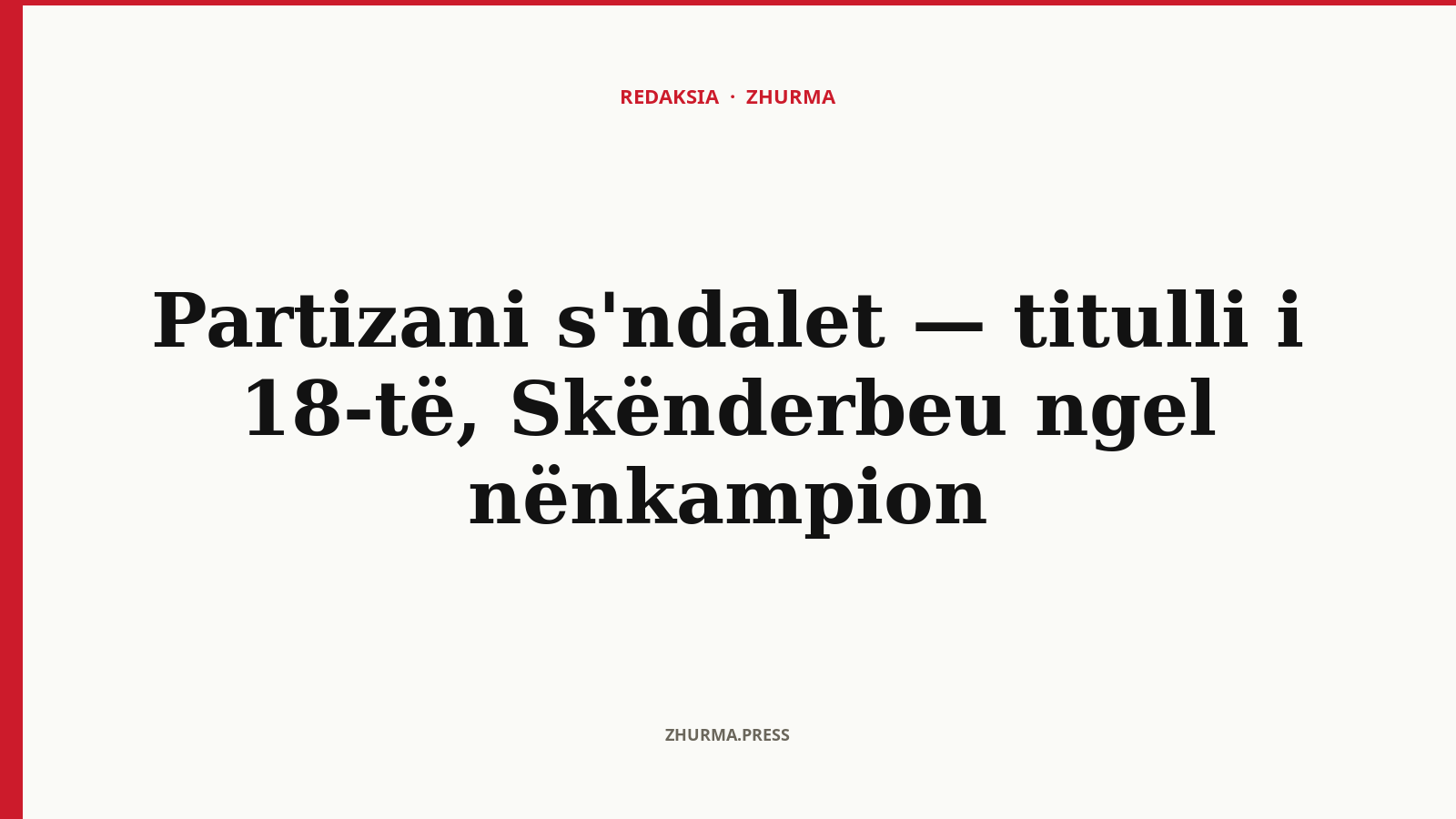 Partizani kampion i Shqipërisë në volejboll 2025-2026
