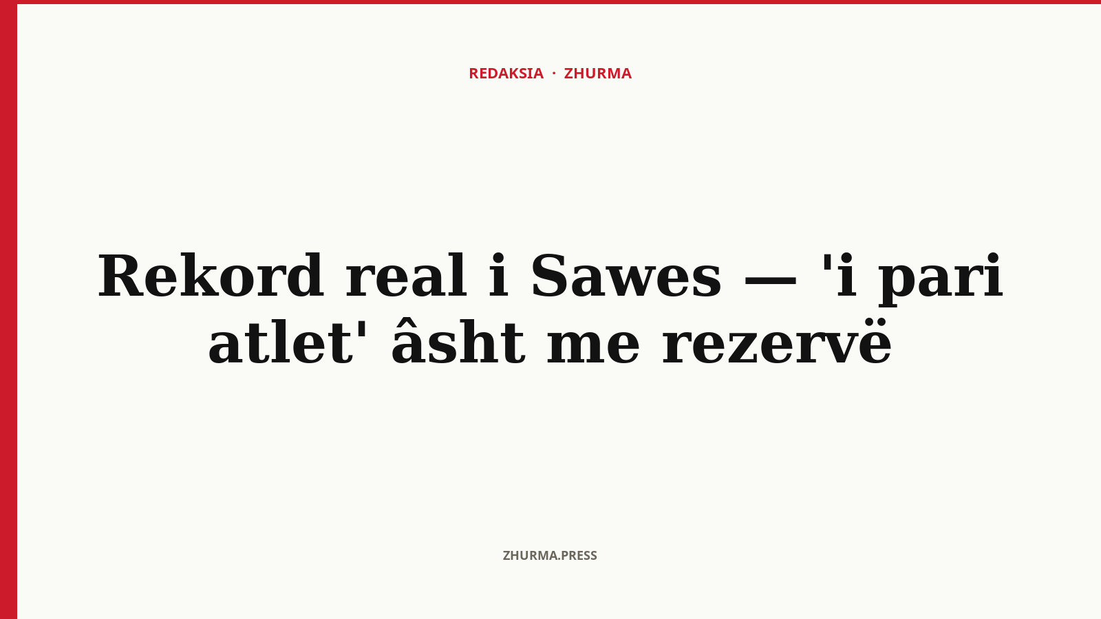 Sabastian Sawe fiton Maratonën e Londrës 2026 me rekord botëror 1:59:30
