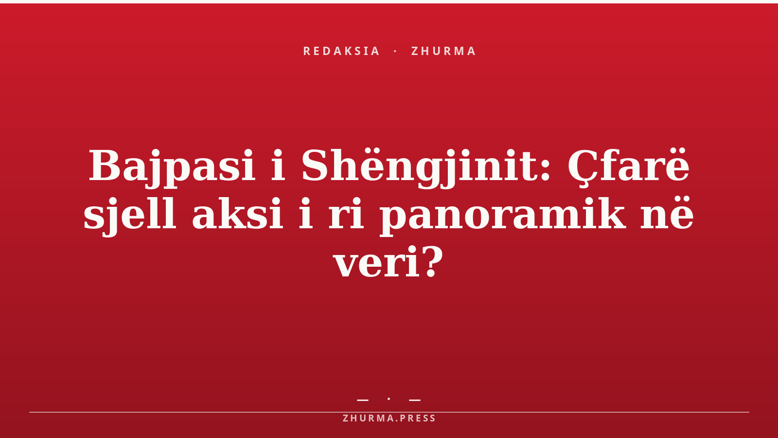 Bajpasi i Shëngjinit: Çfarë sjell aksi i ri panoramik në veri?
