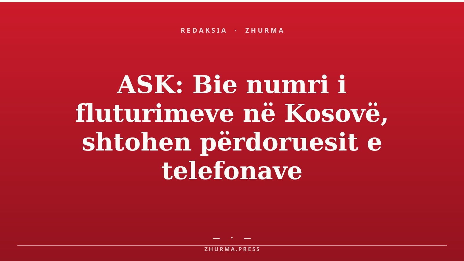 ASK: Bie numri i fluturimeve në Kosovë, shtohen përdoruesit e telefonave