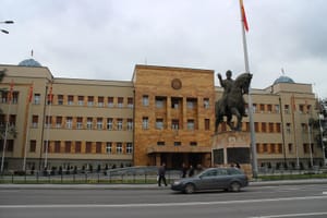 Pallati i Kuvendit në Shkup, ku më 16 nëntor 2001 u miratuan 15 amendamentet kushtetuese të Ohrit