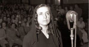 Musine Kokalari përballë gjyqit ushtarak, 1946