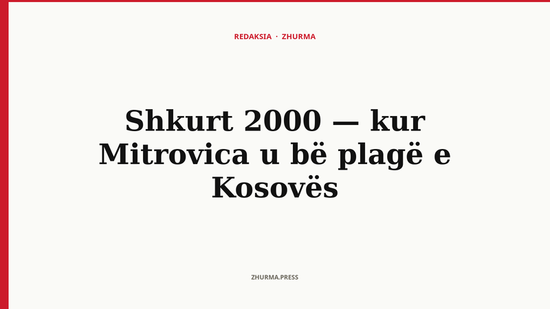 Ura e Ibrit në Mitrovicë — kufiri i brendshëm i qytetit të ndarë