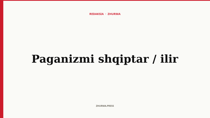 Paganizmi shqiptar — feja para fetëve