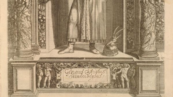 Portret i Gjergj Kastriotit Skanderbeg nga viti 1601, British Museum