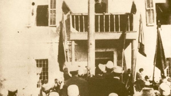Ismail Qemali flet në Vlorë, 28 nëntor 1912
