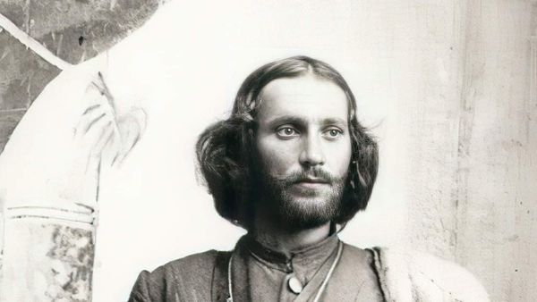 Çerçiz Topulli, portret nga Studio Marubi