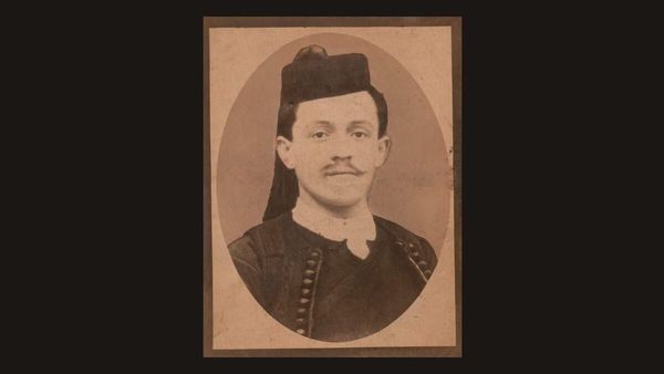 Dom Ndoc Nikaj në një portret të viteve 1890