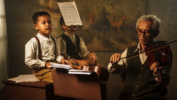 Familja Kapllani trashëgon violinën në 3 breza — nipi 7-vjeçar fiton çmim të parë