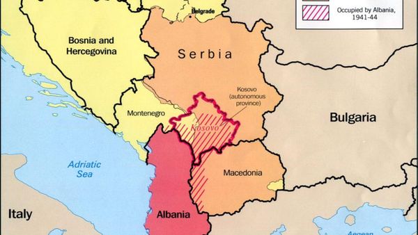 Hartë e ndryshimeve demografike në Kosovë, 1913–1992
