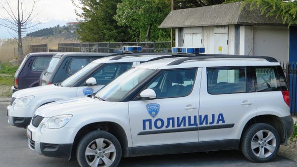 Veturë e policisë së Maqedonisë së Veriut