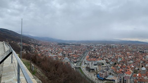 Panoramë e Prizrenit nga kalaja