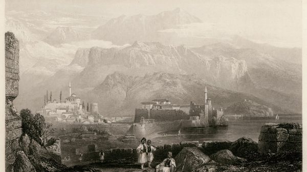 Janina në gdhendjen e Thomas Allom-it, 1836 — Robert Walsh