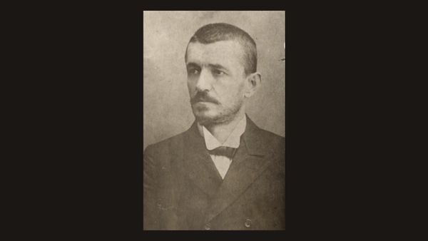 Shahin Kolonja (1865–1919), themeluesi i gazetës «Drita» të Sofjes. Portret