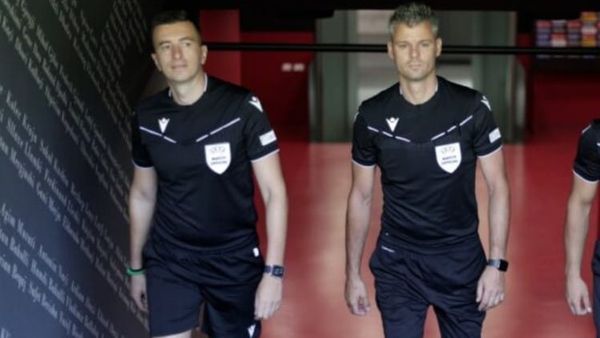Arbitrat shqiptarë drejtojnë dy sfida play-off të Conference League