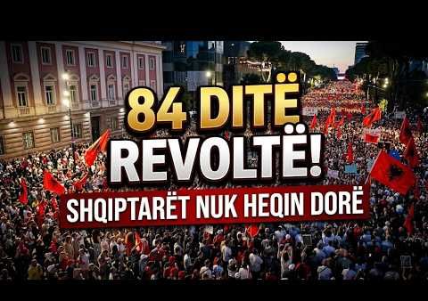 Protestuesit marshojnë në Tiranë me thirrjen “Rama në burg, Berisha në burg”