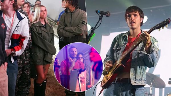 Cruz Beckham emocionon motrën Harper në Festivalin e Reading
