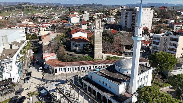 Aerial view of Kavajë