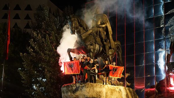 Flamingo Revolution Tirana Protest nr16 June