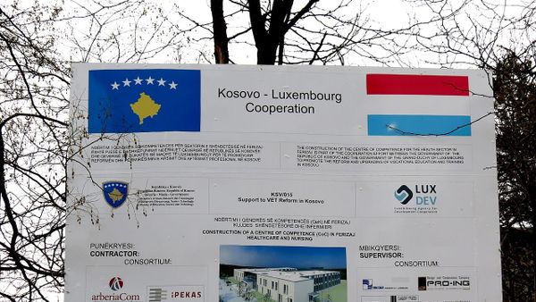 CoC Ferizaj - Construction billboard January 2013