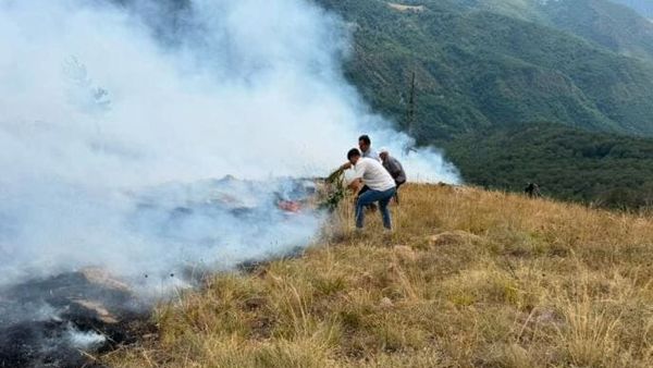 200 forca dhe dy avionë në betejën me flakët në Parkun e Lurës