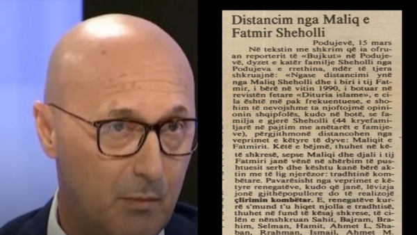 Farefisi i Shehollit distancohet publikisht prej tij që në fillimvitet '90