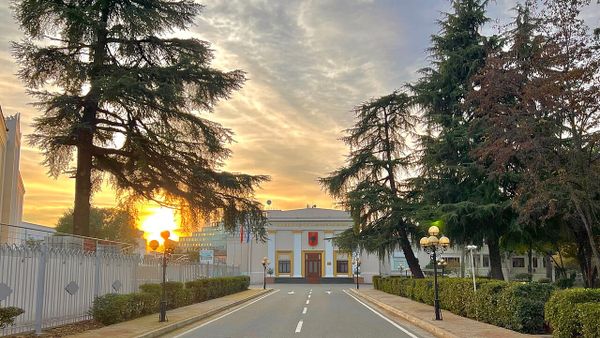 Tiranë, Albania, 2 January 2023 - Albanian Parliament Assembly