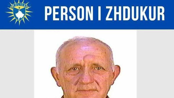 Policia kërkon ndihmë qytetarësh për gjetjen e Xhafer Raqit, i zhdukur nga 2 korriku