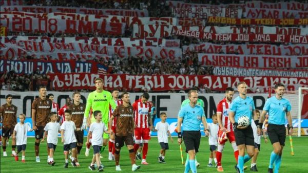 UEFA dënon Crvena Zvezdën me 99,500 euro për mesazhet e tifozëve