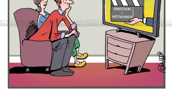 Karikatura e ditës publikohet nga Jeton Mikullovci