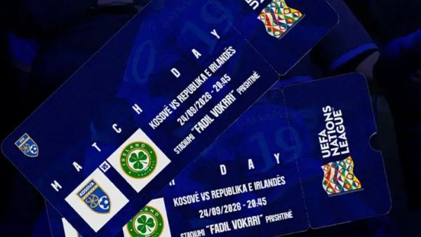 Biletat për Kosovë–Irlandë në shitje, çmimet nga 20 euro
