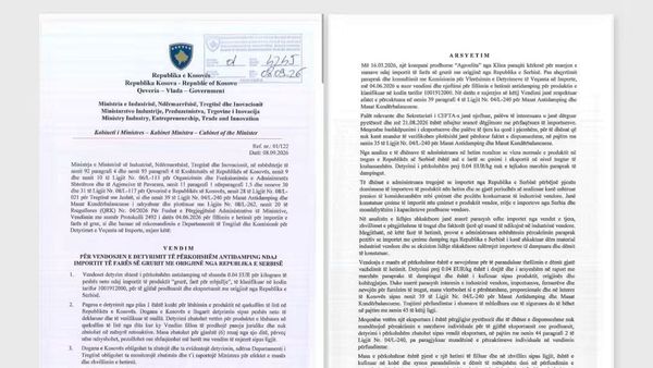 Kosova vendos detyrim antidamping 0.04 euro/kg për farë gruri nga Serbia