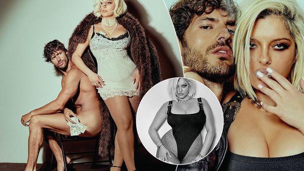 Bebe Rexha në fotot provokuese të Flaunt pranë modeli lakuriq