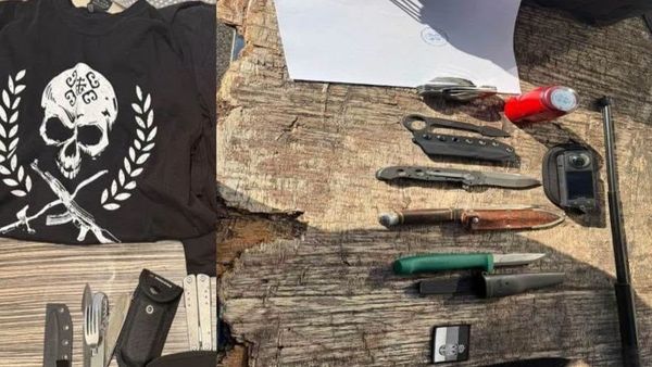 Pesë thika dhe pajisje me simbole nacionaliste sekuestrohen në Jarinjë
