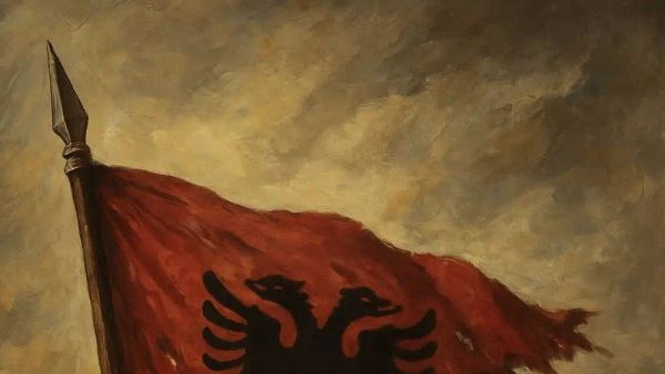 Ese patriotike: Në rresht përpara flamurit