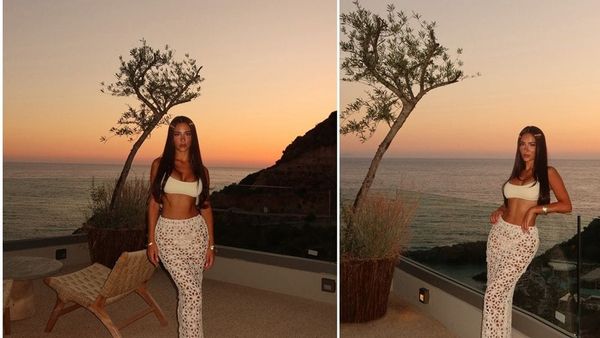 Alba Vukaj tërheq vëmendjen me paraqitjen e saj buzë detit