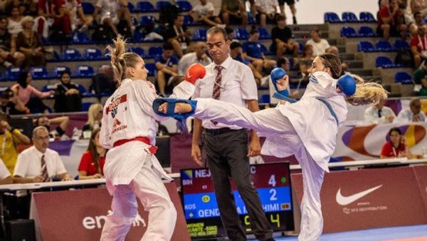 Karateistja Qëndresa Ibrahimi mposhtet në luftën për medalje