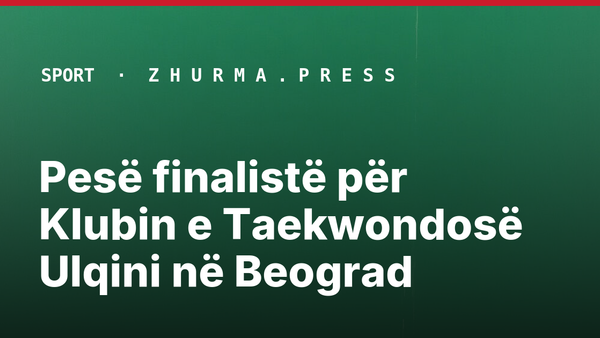 Pesë finalistë për Klubin e Taekwondosë Ulqini në Beograd