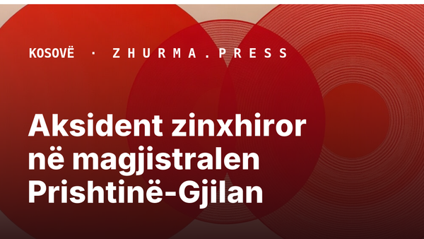 Aksident zinxhiror në magjistralen Prishtinë-Gjilan
