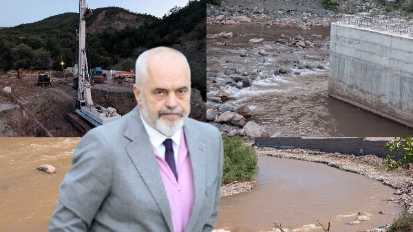 Ndërtimi i Korridorit VIII lë shenja në shtratin e Shkumbinit