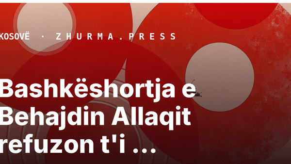 Bashkëshortja e Behajdin Allaqit refuzon t'i përgjigjet gazetares