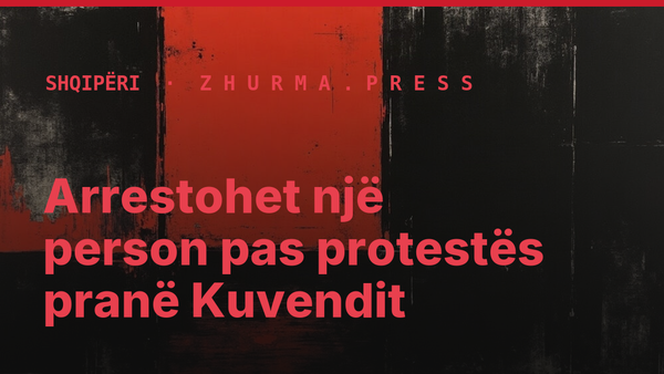 Arrestohet një person pas protestës pranë Kuvendit
