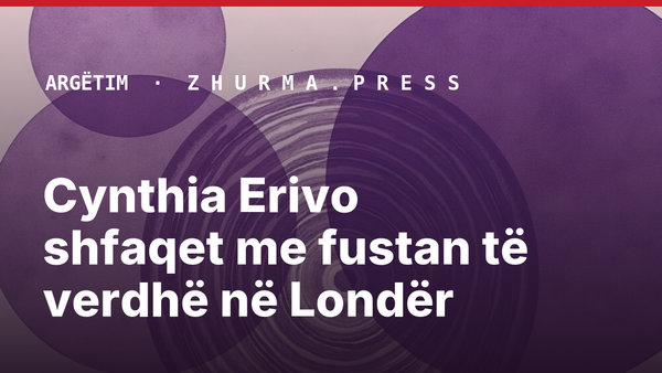 Cynthia Erivo shfaqet me fustan të verdhë në Londër